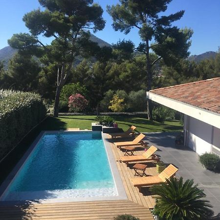 Chambre Luxe Dans Villa De Standing Avec Piscine, Acces Discret Et Independant, Terrasse Arboree Et Parking Prive Ла-Валетт-дю-Вар Экстерьер фото